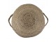 Přírodní kulatý jutový sedák s uchy Pione - Ø 40*15 cm