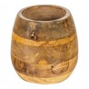 Dřevěný stojan na příbory/vařečky z mangového dřeva Mongé - Ø 12*15cm Barva: přírodní hnědáMateriál: mangové dřevoÚdržba: šetrné ruční mytí, nemýt v myčce