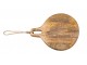 Kulaté kuchyňské prkénko z mangového dřeva Monia - 17*2*22 cm