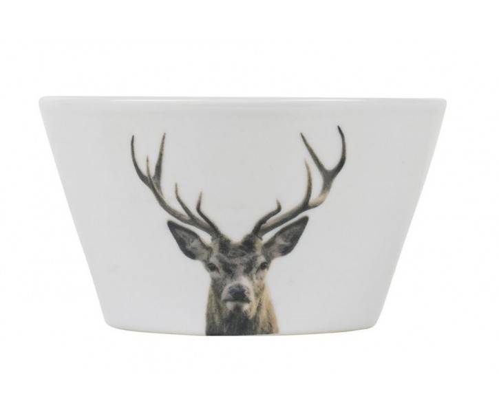 Porcelánová miska s jelenem Red Deer - Ø13*7,5cm