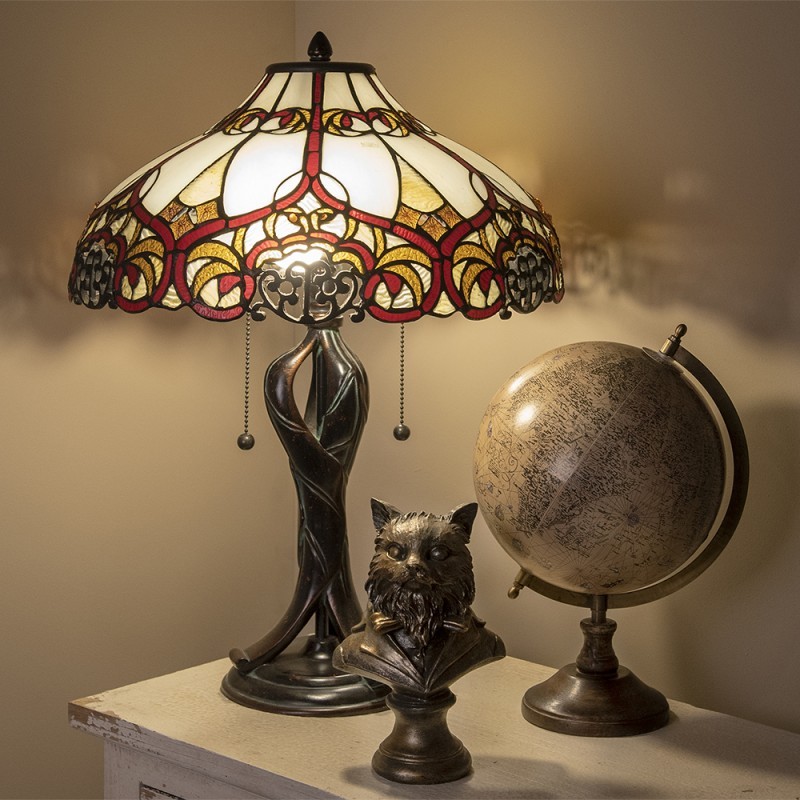 Stolní lampa Tiffany - Ø 41*56 cm 