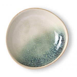 2ks mlhová zelená větší miska /talíř 70s mist - Ø 22*5cm 