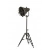 Šedá stolní lampa na trojnožce s bronzovou patinou Damyan - 35*30*77 cm/40W Barva: šedá antik s bronzovou patinouMateriál: kov