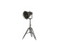 Šedá stojací lampa na trojnožce s bronzovou patinou Damyan - 35*30*77 cm/40W