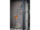 Šedá stojací lampa na trojnožce s bronzovou patinou Damyan - 35*30*77 cm/40W