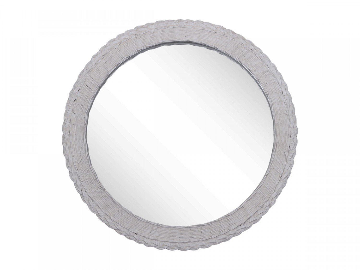 Krémové antik nástěnné zrcadlo Braide - 29*1,5 cm