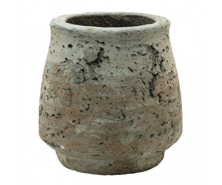Béžový betonový květináč Mosse - Ø 14*14 cm
