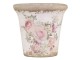 Keramický obal na květináč s růžemi Rose pattern S - Ø9*8,5cm