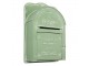 Zelená retro poštovní schránka Post Home s patinou - 26*9*39 cm