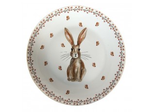 Dezertní talířek Rustic Easter Bunny - Ø 20*2 cm