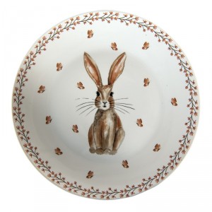 Dezertní talířek Rustic Easter Bunny - Ø 20*2 cm