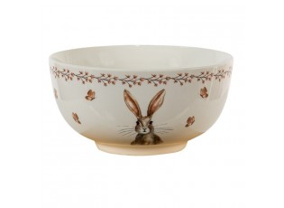 Porcelánová miska Rustic Easter Bunny - Ø 14*7 cm / 0.5 L