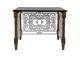 Hnědý dřevěný vintage odkládací stolek Luca - 101*55*79 cm