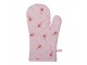 Růžová bavlněná chňapka - rukavice s růžemi Dotty Rose - 18*30 cm