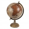 Béžovo-hnědý dekorativní glóbus na dřevěném podstavci Globe - 22*22*37 cm Barva: Béžovo-hnědáMateriál: dřevo/kovHmotnost: 0,585 kg
