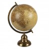Žluto-hnědý dekorativní glóbus na kovovém podstavci Globe - 22*22*37 cmBarva: žluto-hnědáMateriál: kovHmotnost: 0,585 kg