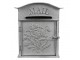 Světle šedá retro poštovní schránka Mail - 26*10*31 cm