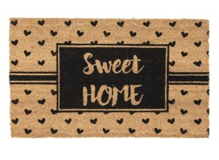 Kokosová rohožka se srdíčky Sweet Home - 75*45*1 cm