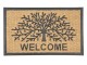 Kokosovo-gumová rohožka se stromem Welcome - 75*45*1 cm