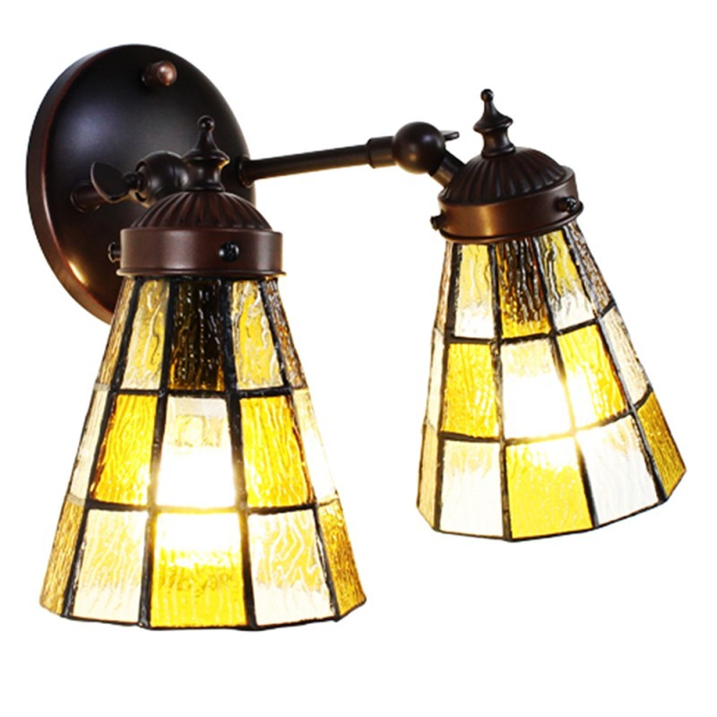 Nástěnná lampa Tiffany - 30*23*23 cm E14/max 2*25W