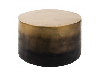 Zlatý kovový odkládací stolek Gione - Ø 60*40 cm