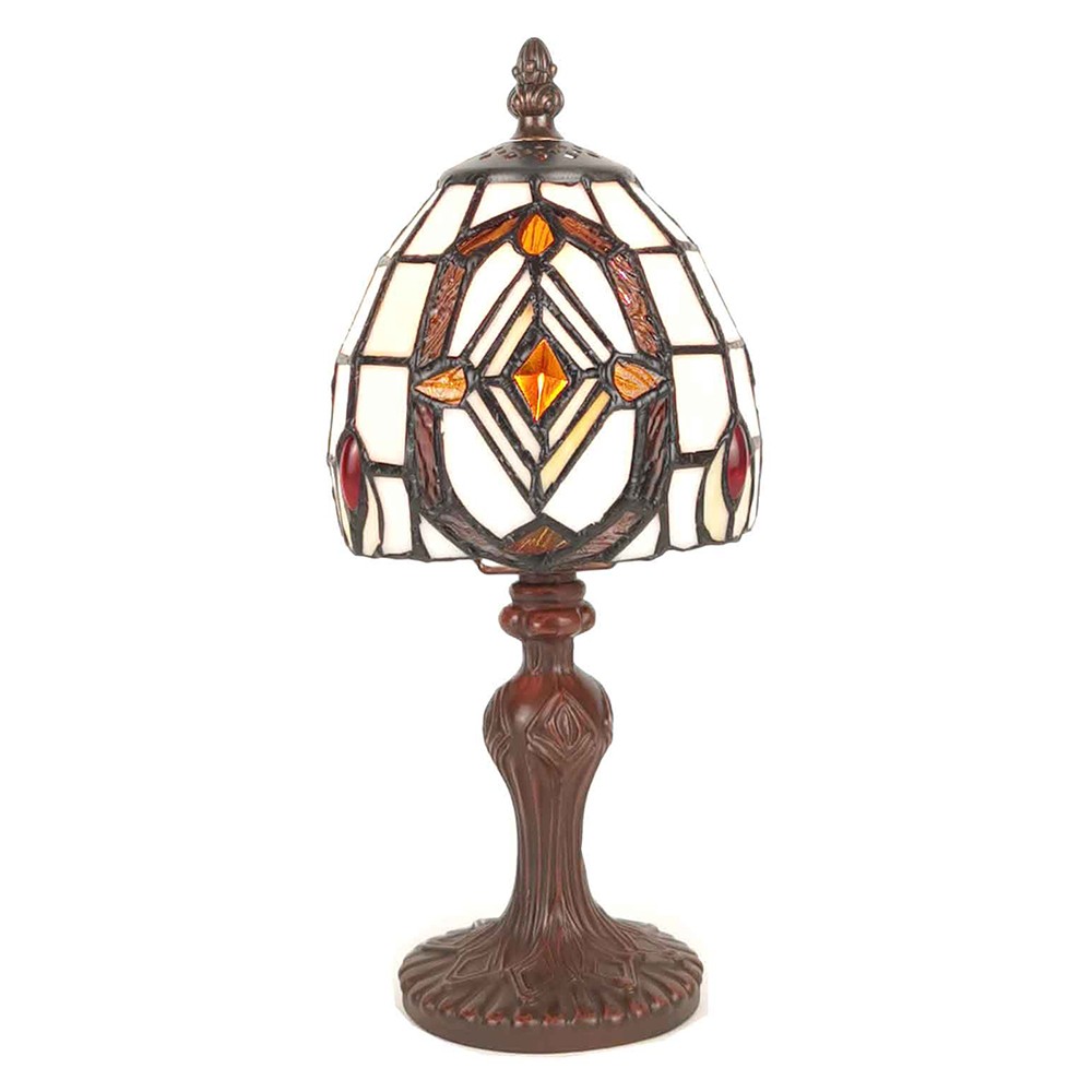 Malá stolní lampa Tiffany Miesla - Ø 13*23 cm E14/max 1*25W 5LL-6138