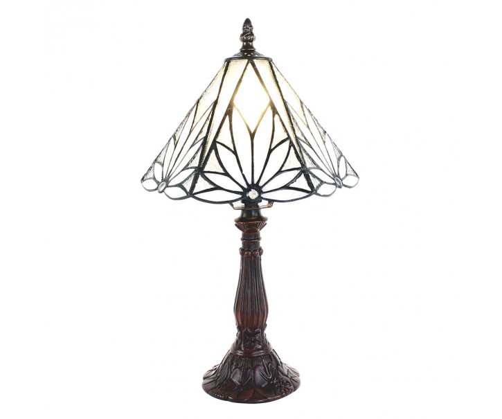 Stolní Tiffany lampa - Ø 20*34 cm E14/max 1*25W Clayre & Eef