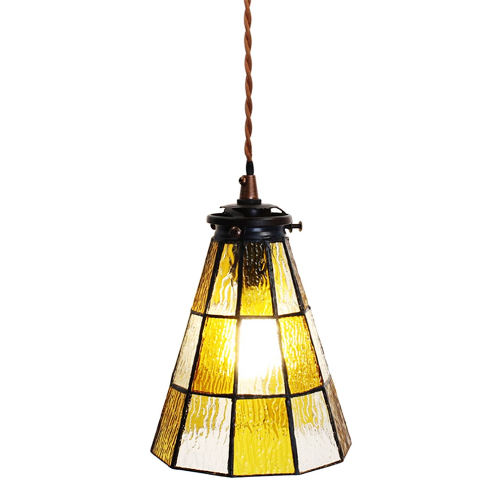 Levně Závěsná Tiffany lampa Chessboa - Ø 15*115 cm E14/max 1*25W 5LL-6199
