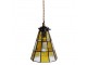 Závěsná Tiffany lampa Chessboa - Ø 15*115 cm E14/max 1*25W