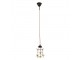 Bílá závěsná tiffany lampa Joanne - Ø 15*115 cm E14/max 1*25W
