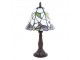 Stolní lampa Tiffany se zdobenou nohou Pinia - Ø 20*34 cm E14/max 1*25W