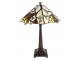 Hranatá stolní lampa Tiffany s větvemi stromu Tree - Ø 36*57 cm E27/max 2*60W