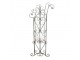 Béžovo-šedý antik kovový stojan na ručníky - 48*36*89 cm