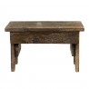 Dřevěná dekorační antik stolička na květiny - 34*19*20 cmBarva: přírodníMateriál: recyklované dřevoHmotnost: 1,15 kg