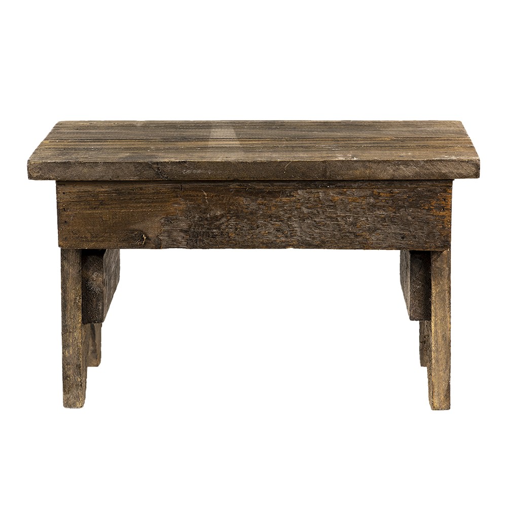Dřevěná dekorační antik stolička na květiny - 34*19*20 cm Clayre & Eef