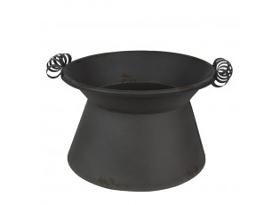 Květináče (sada 2 ks) Šedá 28*20 cm / 22*16 cm - Ř 28*20 cm / Ř 22*16 cm