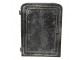 Šedo-černá antik nástěnná skříňka na klíče Antio - 23*10*30 cm