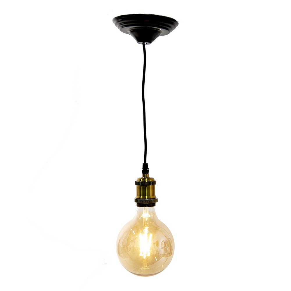 LED designová žárovka transparentní - 8 cm E27/4W