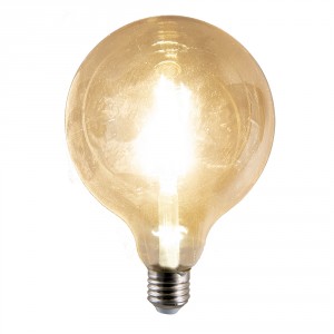 LED designová žárovka transparentní - 9 cm /E27/4W