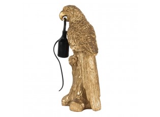 Zlatá stolní lampa papoušek - 18*13*36 cm E27