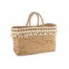 Boho plážová taška/košík s bambulkami a třásněmi Reed - 45*15*43cm
Materiál: rákos, bambulkyBarva: béžová, přírodní hnědá