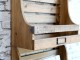 Nástěnná dřevěná police na časopisy Magazine rack - 35*15*90 cm