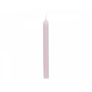 Růžová úzká svíčka Taper powder - Ø 1,2 *13cm / 2.5h