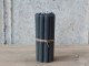 Granitová úzká svíčka Taper coal - Ø 1,2 *13cm / 2.5h