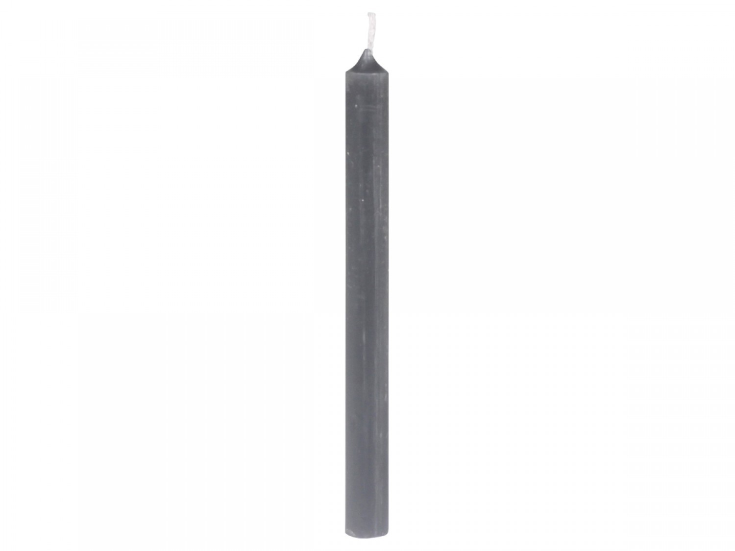 Granitová úzká svíčka Taper coal - Ø 1,2 *13cm / 2.5h Chic Antique