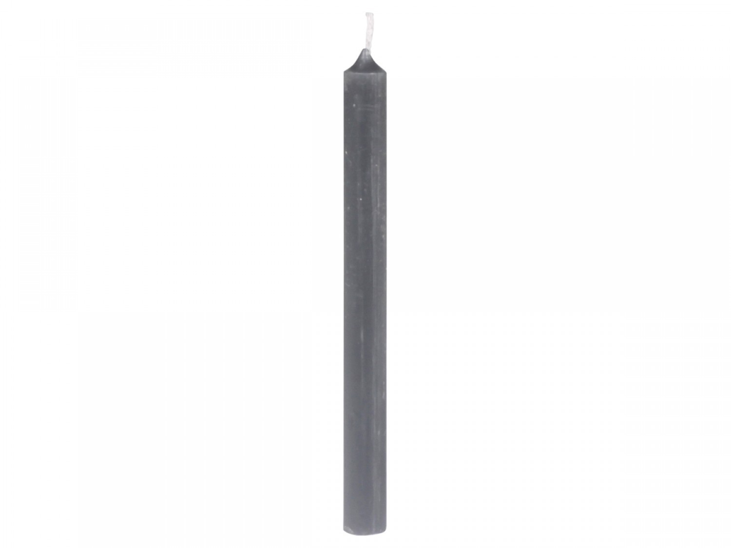 Granitová úzká svíčka Taper coal - Ø 1,2 *13cm / 2.5h