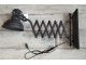 Černá antik nástěnná lampa s patinou Factory Lamp - Ø21*45-105 cm/ E14/ 60W