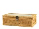 Přírodní proutěný úložný box se 3mi přihrádkami Francesca - 32*19*11 cm