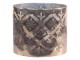Mocca antik skleněný svícen na čajovou svíčku Grindi - Ø 20*17 cm