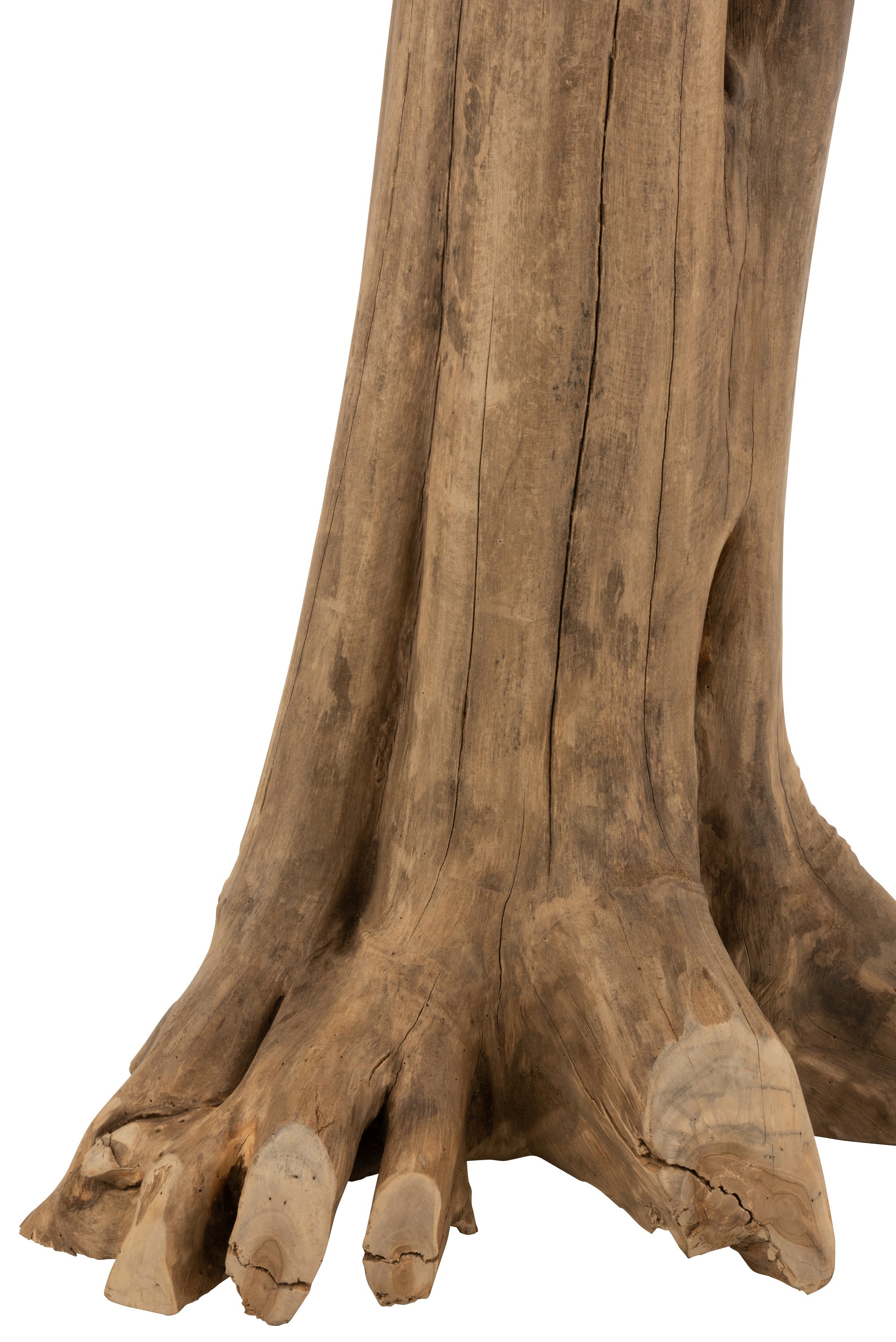 Přírodní odkládací stůl z teakového dřeva na kmeni Root teak - 107*78*105cm